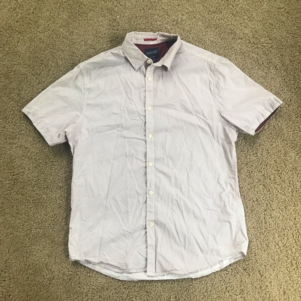 Denim and Flower Mens Polo